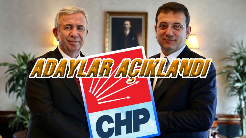 CHP'DE BAŞKAN ADAYLARI BELLİ OLDU !