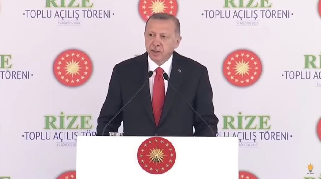 Cumhurbaşkanı Erdoğan, Rizeye Evime Eli Boş Gelmedim