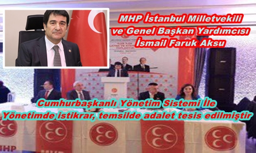 MHP Genel Başkan Yardımcısı Aksu : 