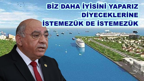 Kanal İstanbul Bağımsızlık ve Egemenlik Projesidir ..