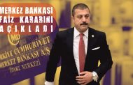 MERKEZ BANKASI FAİZ KARARINI AÇIKLADI...