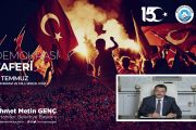 Başkan Ahmet Metin Genç’ten 15 Temmuz mesajı 