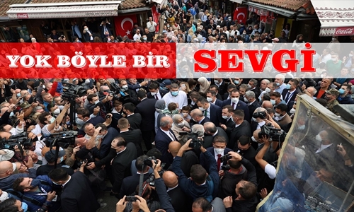 Cumhurbaşkanı Erdoğan'a Büyük Sevgi Seli