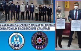 Trabzon Emniyet Müdürü Metin ALPER ile Trabzon Baro Başkanı Av. Sibel SUİÇMEZ Taksim Karakolunu Ziyaret Ederek Vatandaşların CMK  Kapsamında Ücretsiz Avukat Talep Etme Hakkına Yönelik Bilgilendirme Çalışması Gerçekleştirdiler