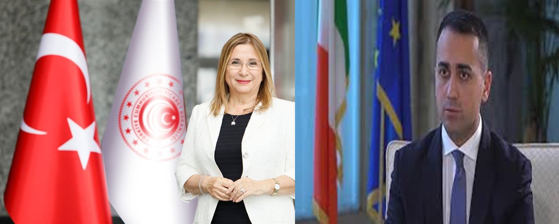 Ticaret Bakanı Ruhsar Pekcan, İtalya Dışişleri Bakanı Luigi Di Maio ile videokonferans yöntemiyle bir araya geldi.