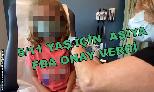 FDA, 5-11 Yaş Arası Çocuklar İçin Pfizer-BioNTech Aşısını Onayladı