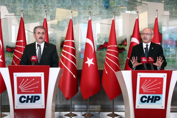 Mustafa Destici CHP Genel Merkezini Ziyaret Etti