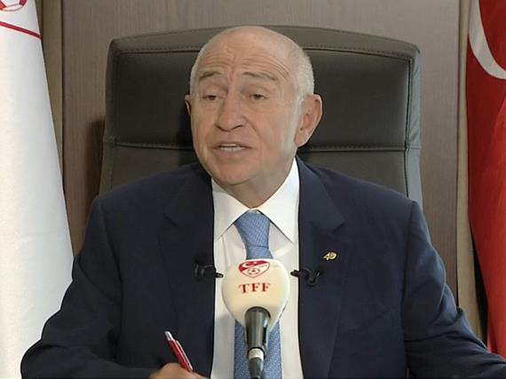 TFF Başkanı Nihat Özdemir, video konferans aracılığıyla basın toplantısı düzenledi