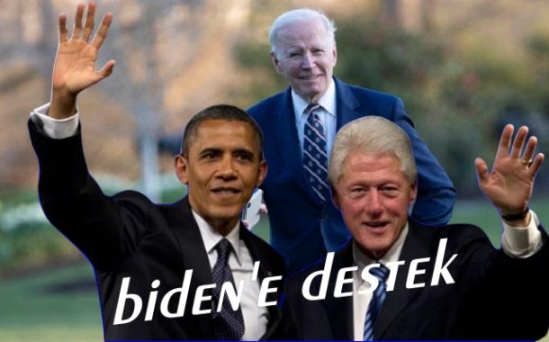Biden,New York’ta Obama ve Clinton ile Birlikte